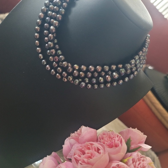 Opera vintage strand of cultured freshwater pearls... - Picture 4 of 6